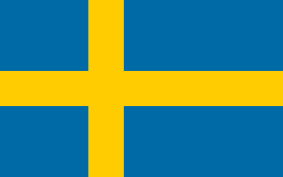 Bandera de Suecia 2