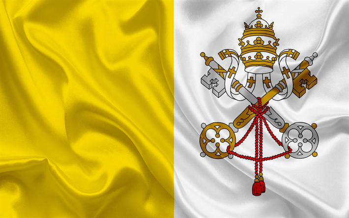 bandera del vaticano