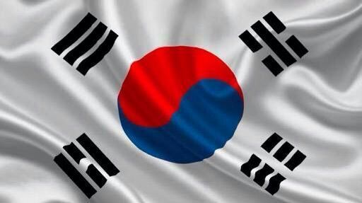 bandera de corea del sur